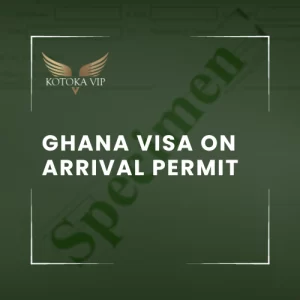 Ghana Visa On Arrival Permit image