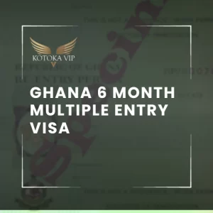 Ghana 6 Months Multiple Entry Visa image