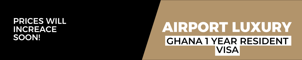 a close-up of a flyer about Ghana 1 Year Resident Visa.