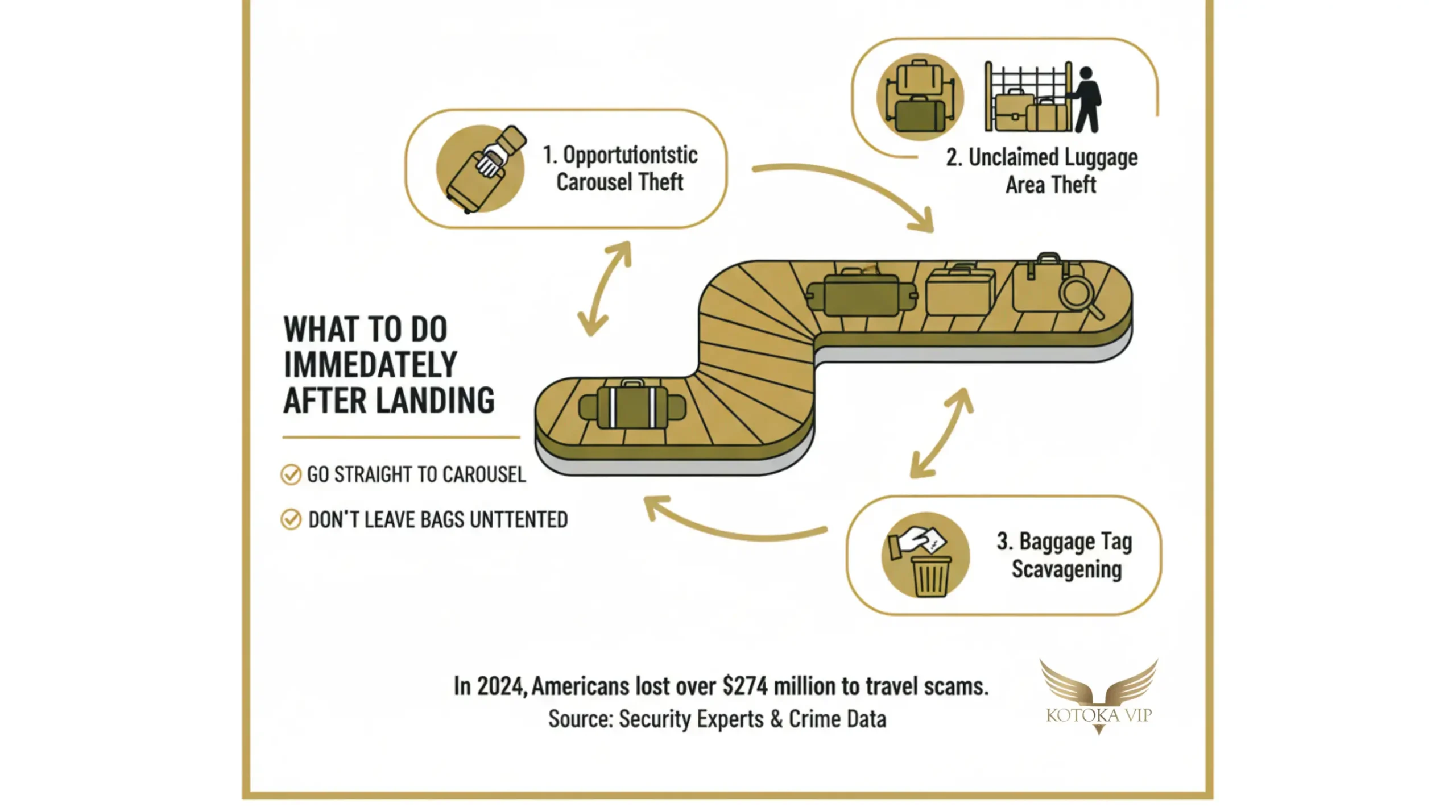 why you should not throw away your baggage tag into airport trash cans.